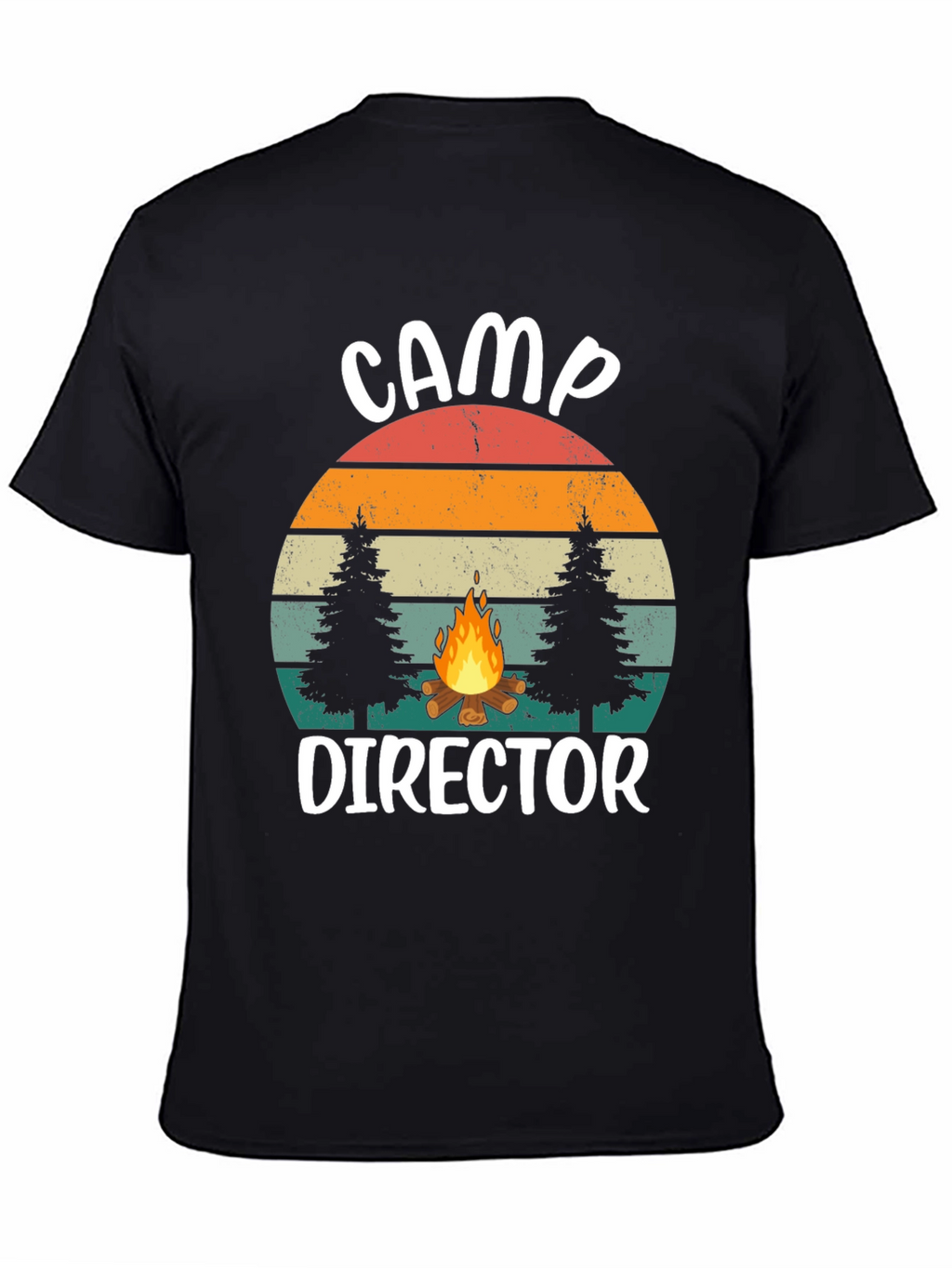 Camp Director Graphic Tee - Retro Camping Shirt