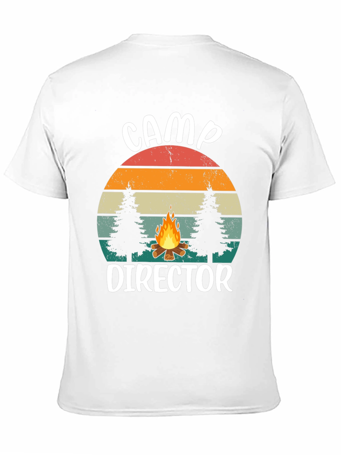 Camp Director Graphic Tee - Retro Camping Shirt
