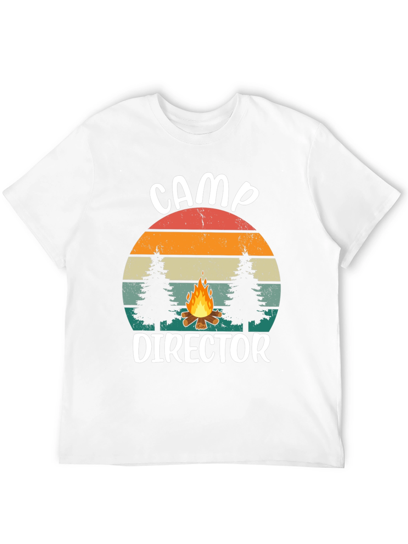 Camp Director Graphic Tee - Retro Camping Shirt