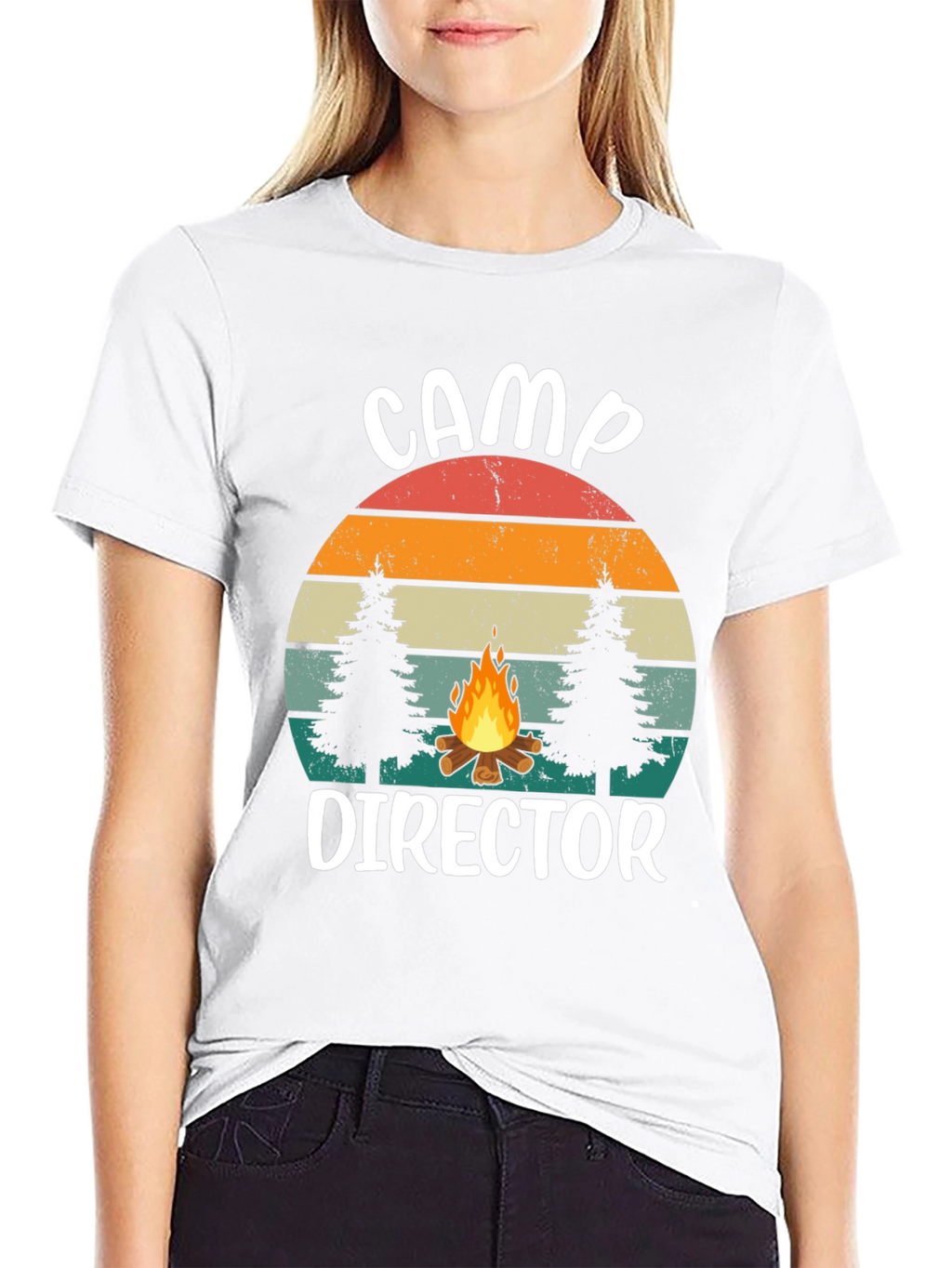 Camp Director Graphic Tee - Retro Camping Shirt