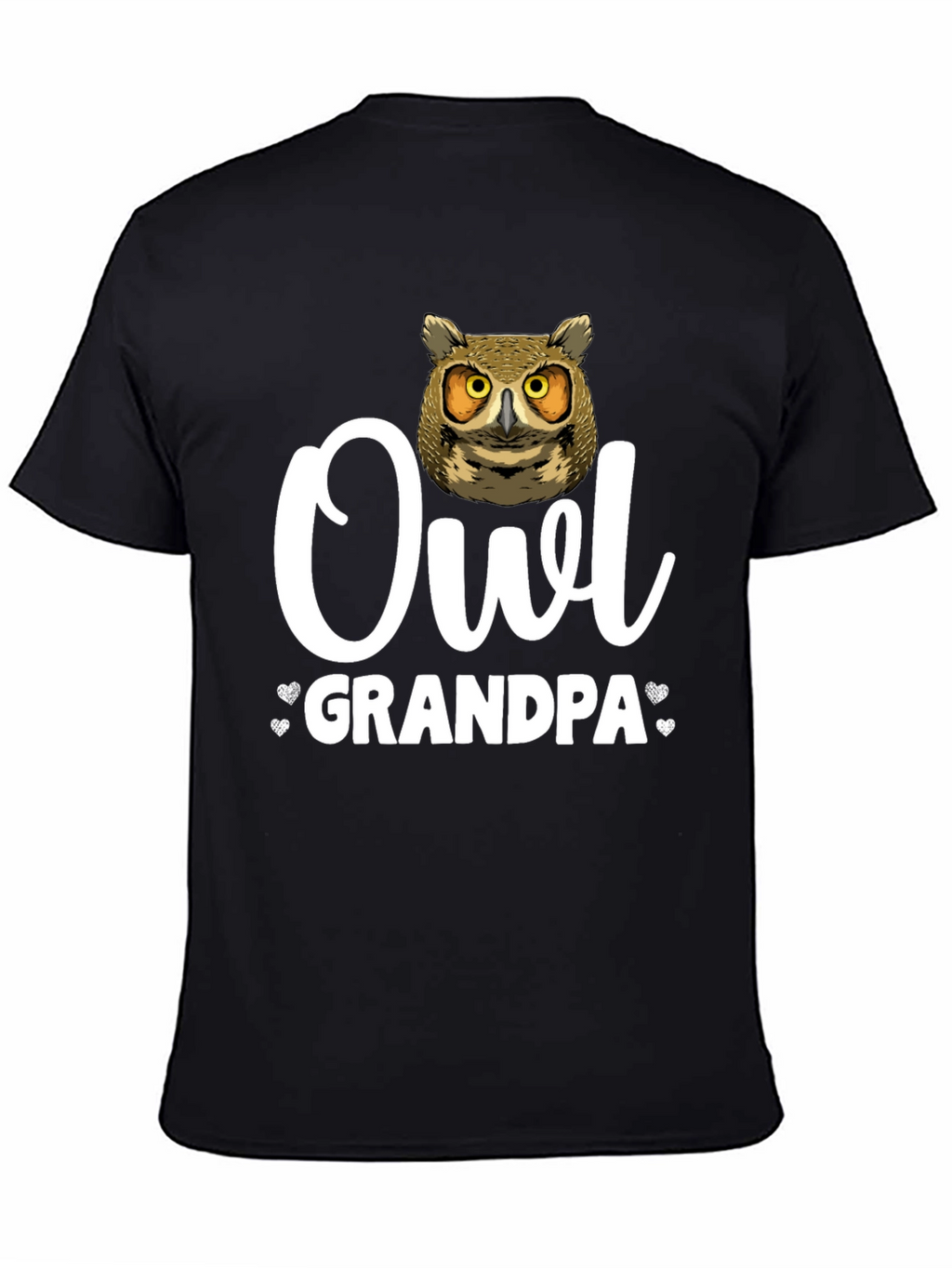Owl Grandpa T-Shirt - Unique Animal Lover Gift