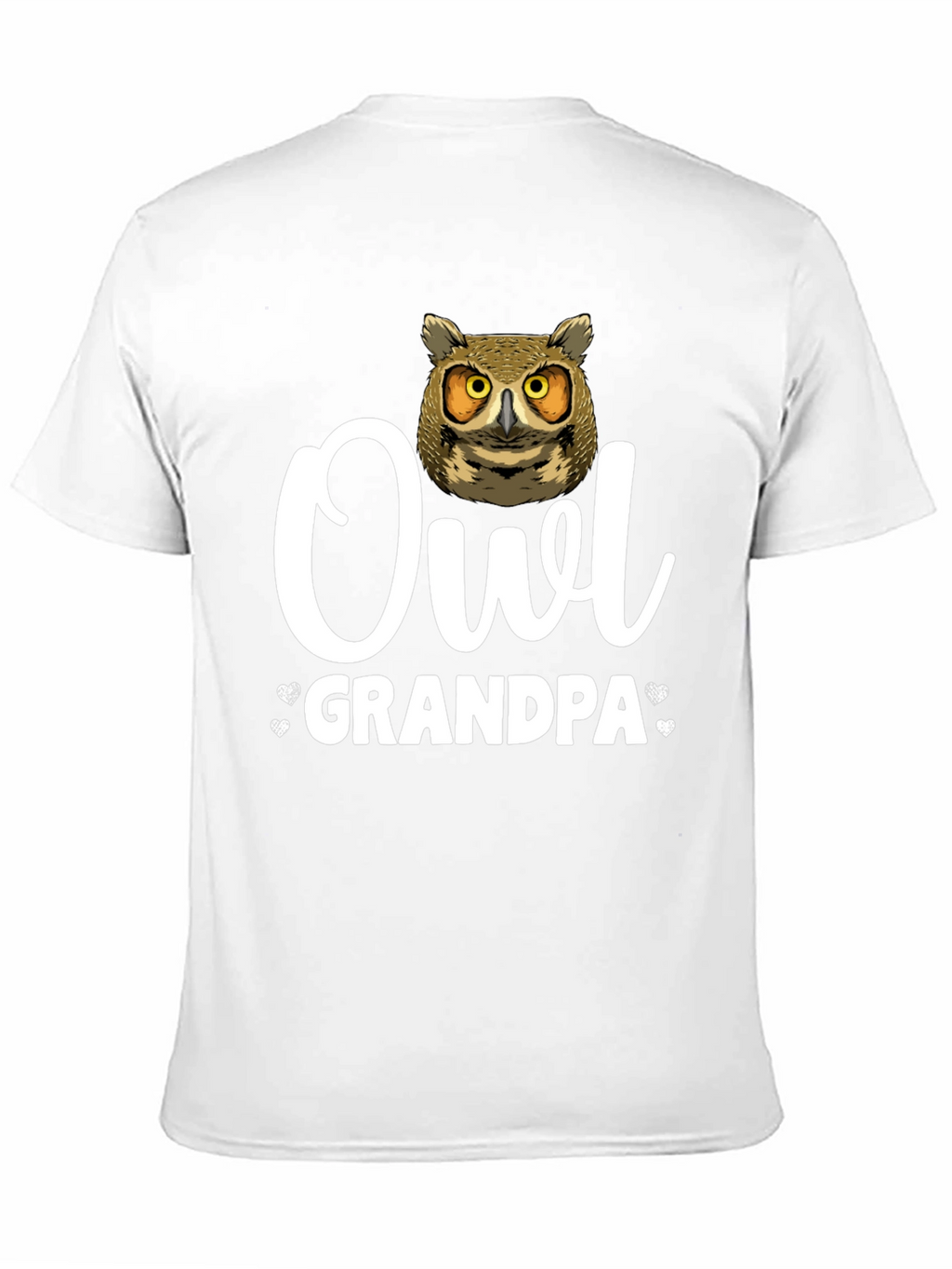 Owl Grandpa T-Shirt - Unique Animal Lover Gift