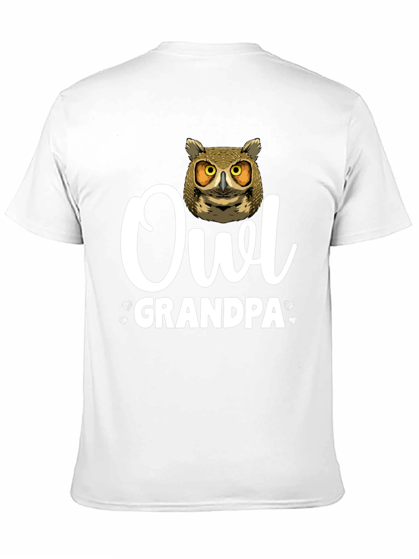 Owl Grandpa T-Shirt - Unique Animal Lover Gift