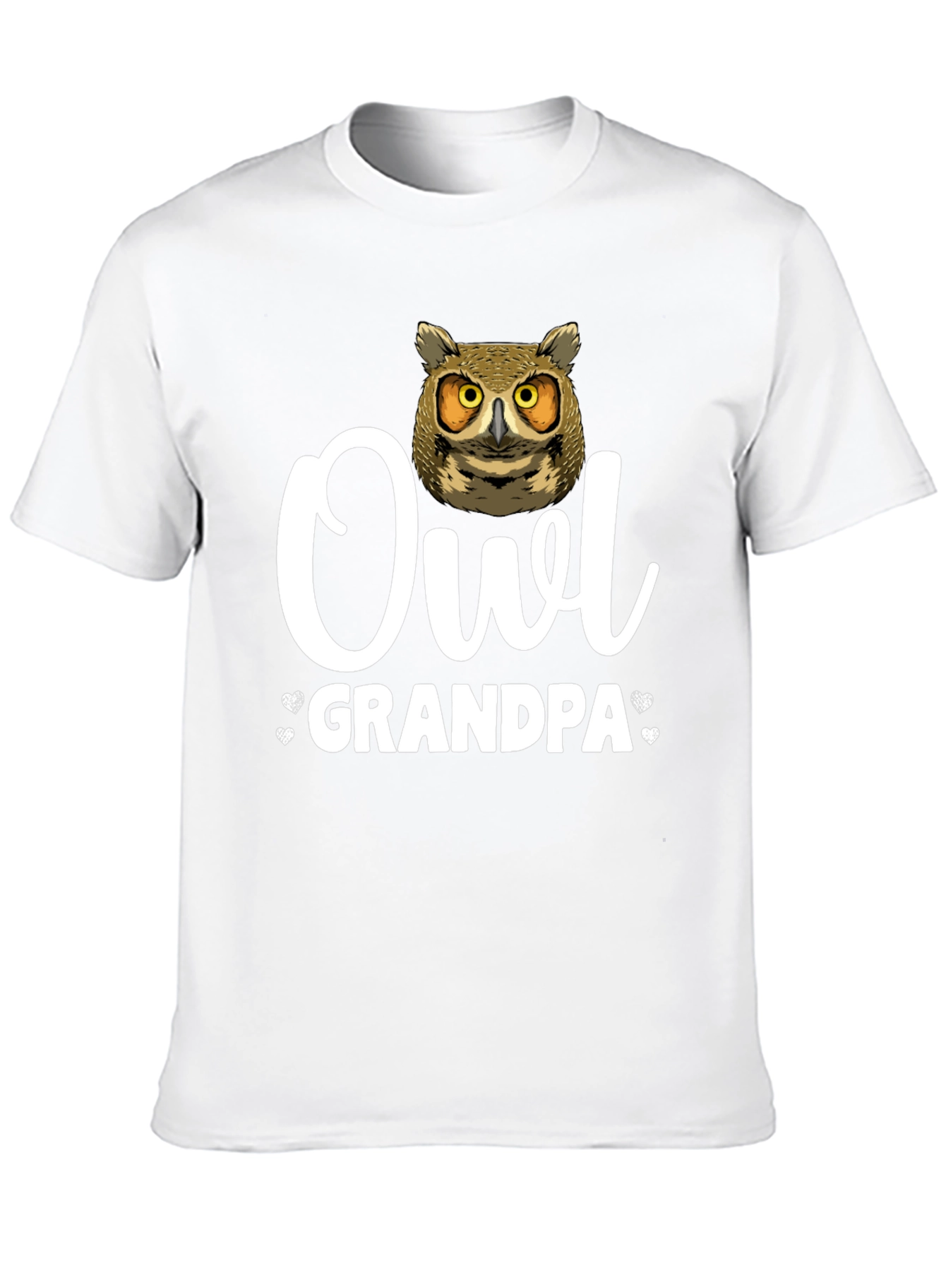 Owl Grandpa T-Shirt - Unique Animal Lover Gift
