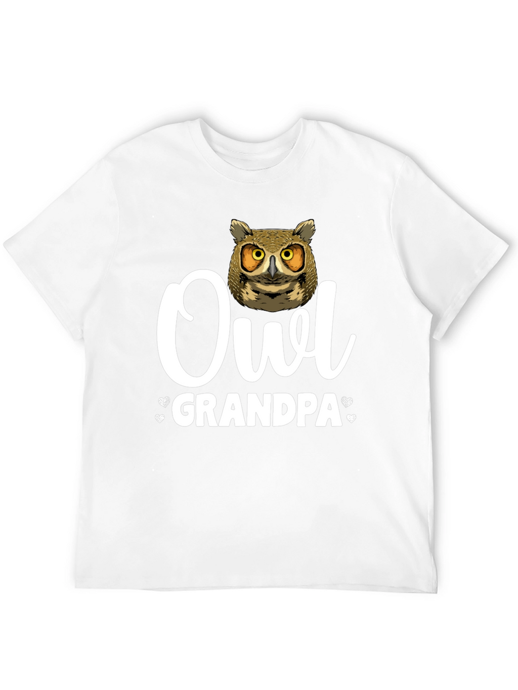 Owl Grandpa T-Shirt - Unique Animal Lover Gift