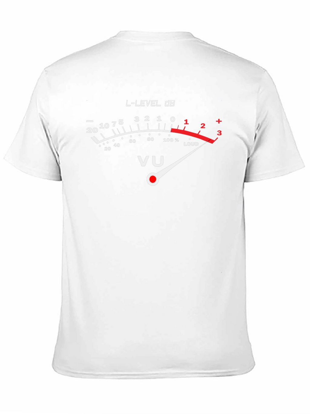 VU Meter Graphic Tee - Loud Music T-Shirt