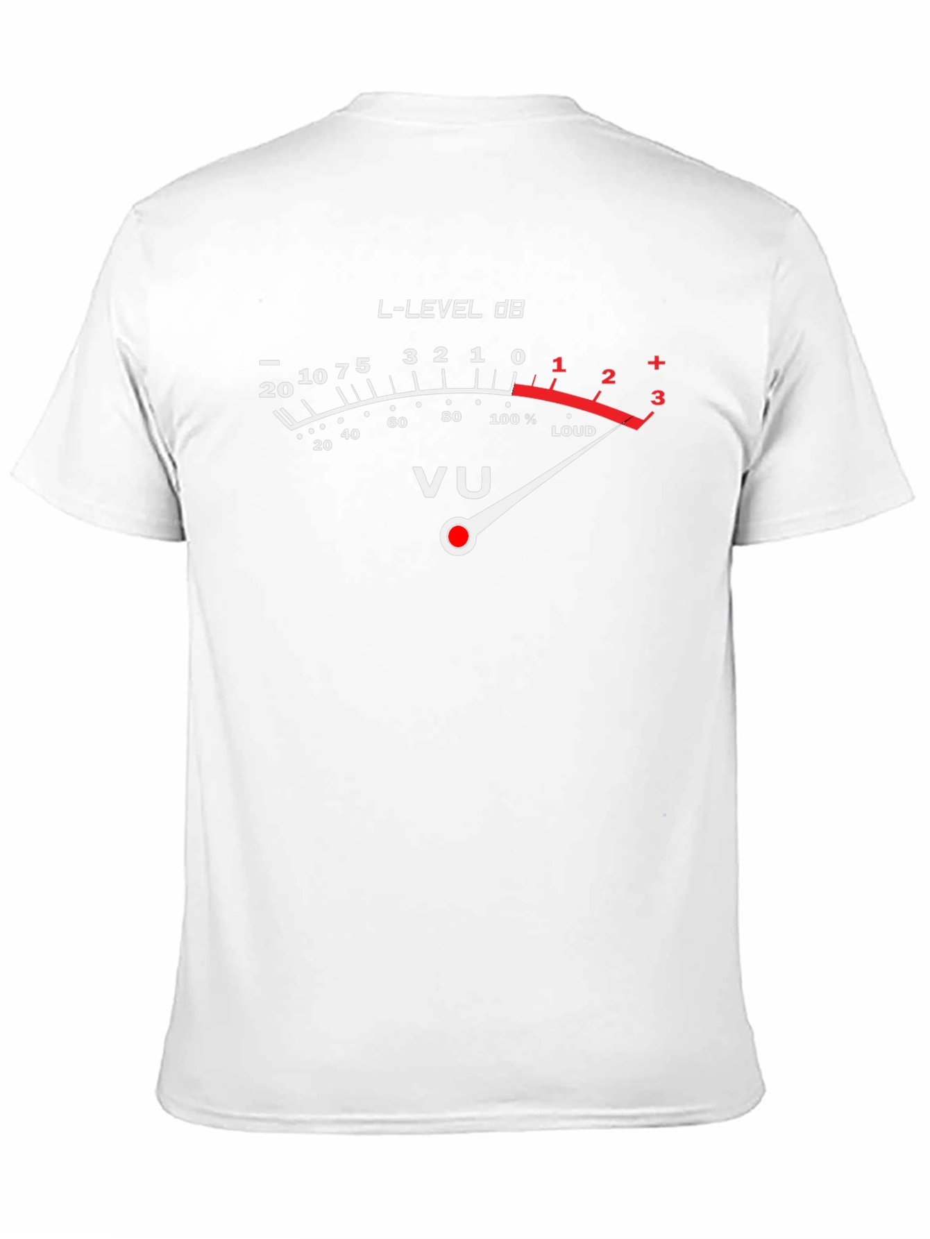 VU Meter Graphic Tee - Loud Music T-Shirt