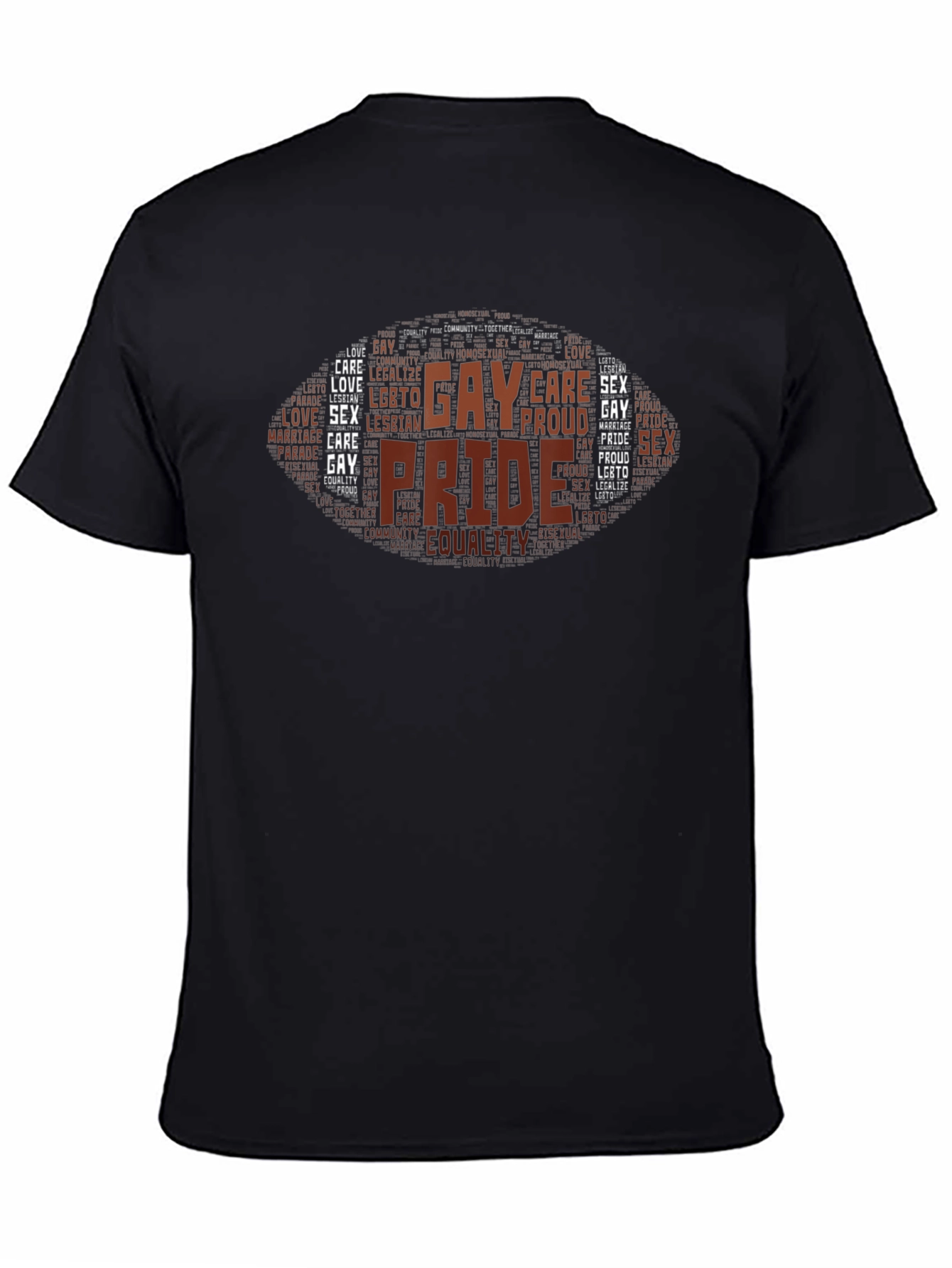 Gay Pride Word Art T-Shirt