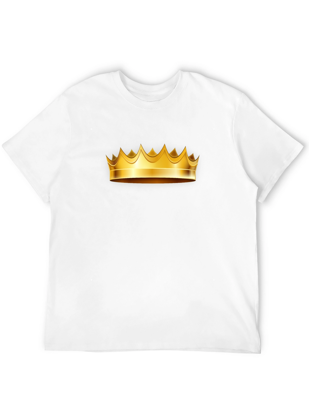 Golden Crown Graphic Tee - Black