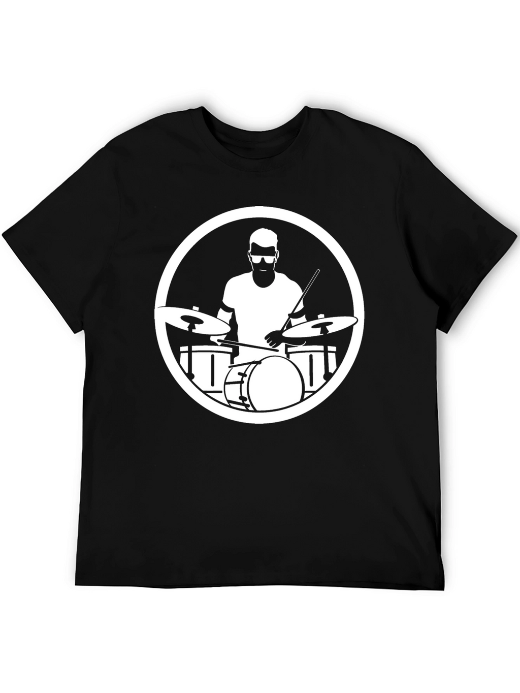 Drummer Graphic Tee - Black