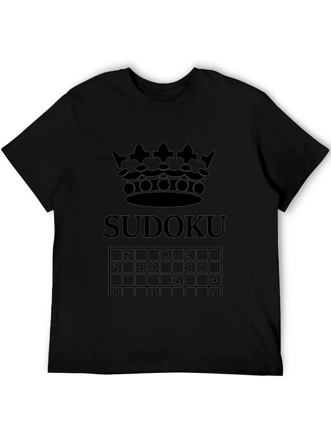 Sudoku Crown Graphic T-Shirt