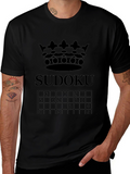 Sudoku Crown Graphic T-Shirt