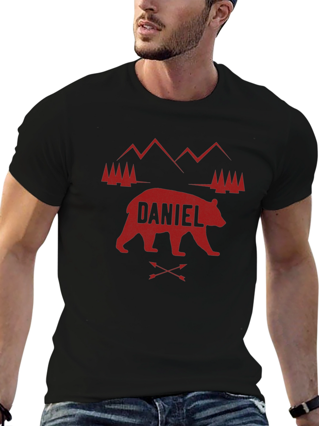 Daniel Bear Mountain Graphic T-Shirt