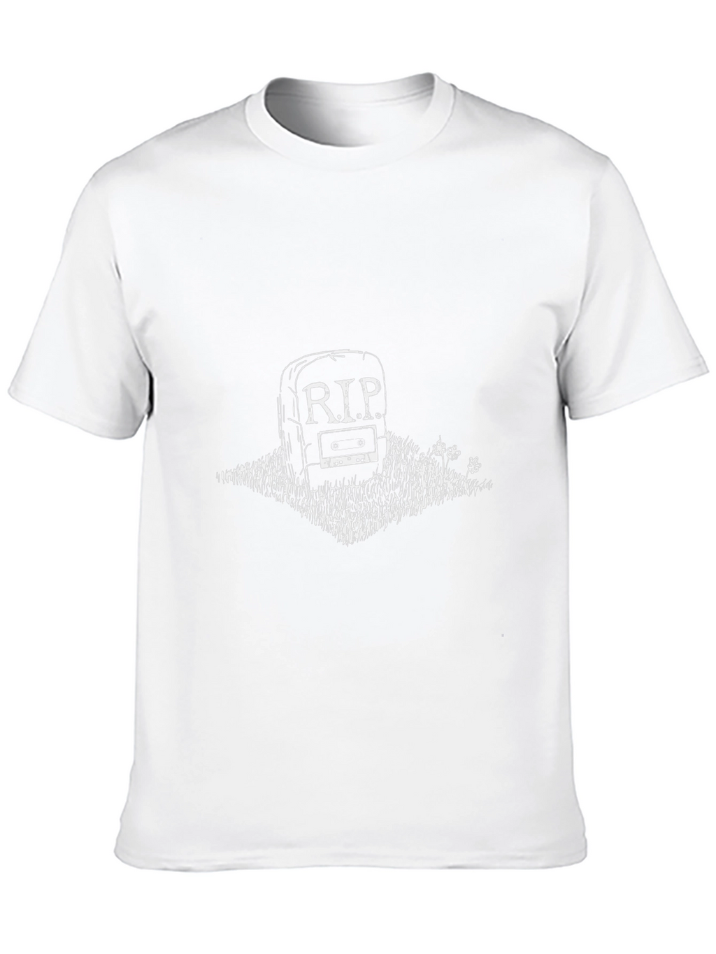 RIP Cassette Tape Black T-Shirt
