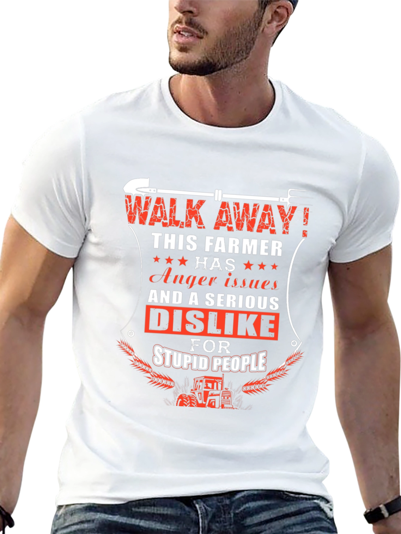 Farmer Anger Issues Graphic T-Shirt