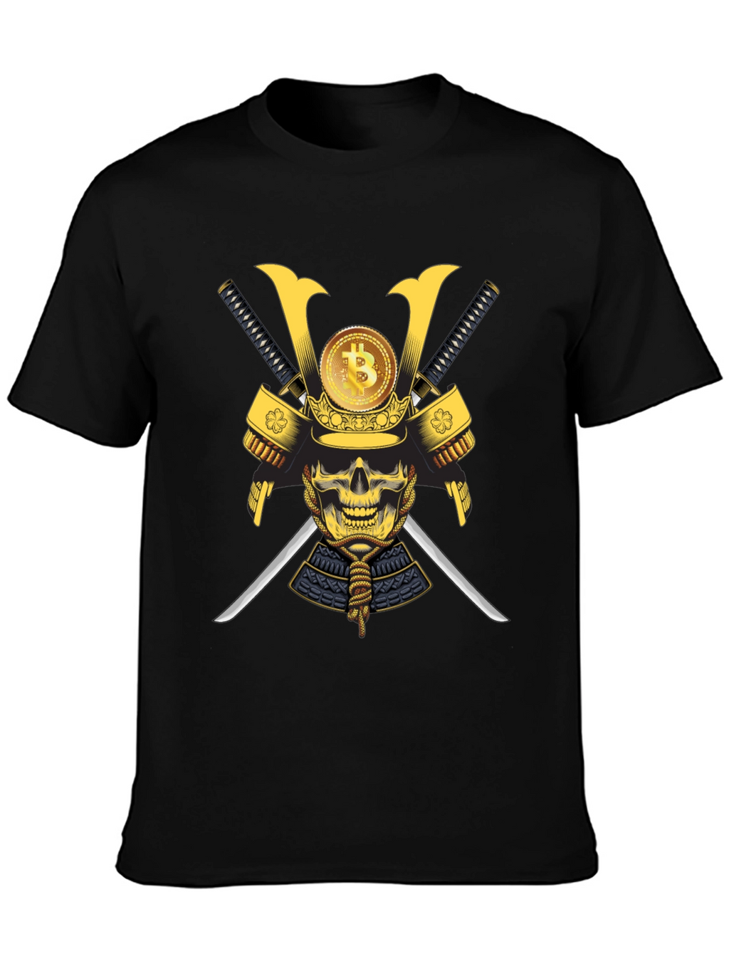 Bitcoin Samurai Skull T-Shirt