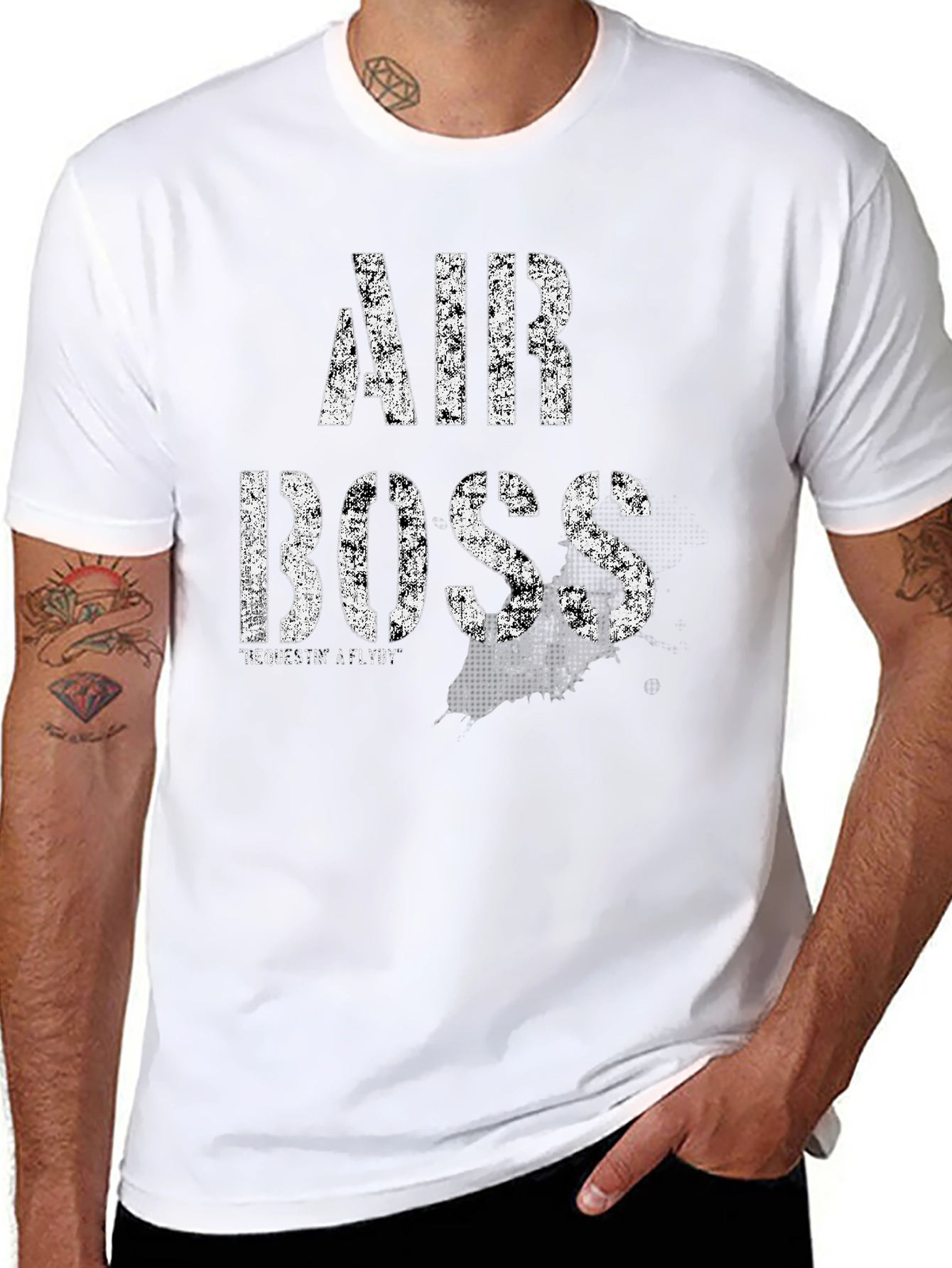 Air Boss Graphic Print T-Shirt