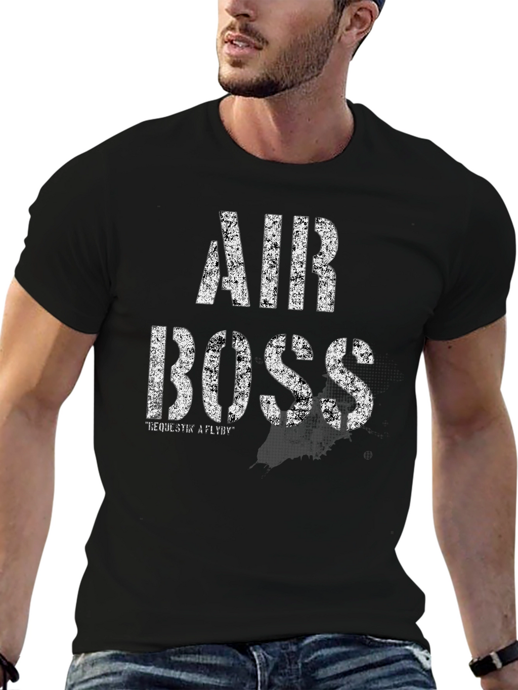 Air Boss Graphic Print T-Shirt