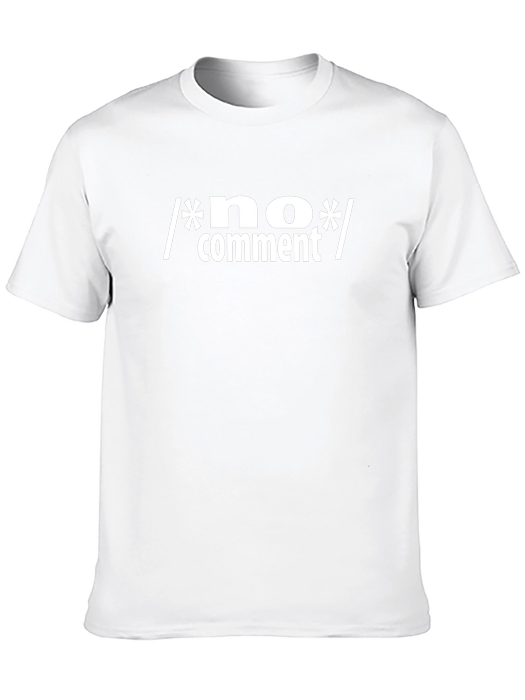 No Comment Graphic Tee - Programmer Humor T-Shirt