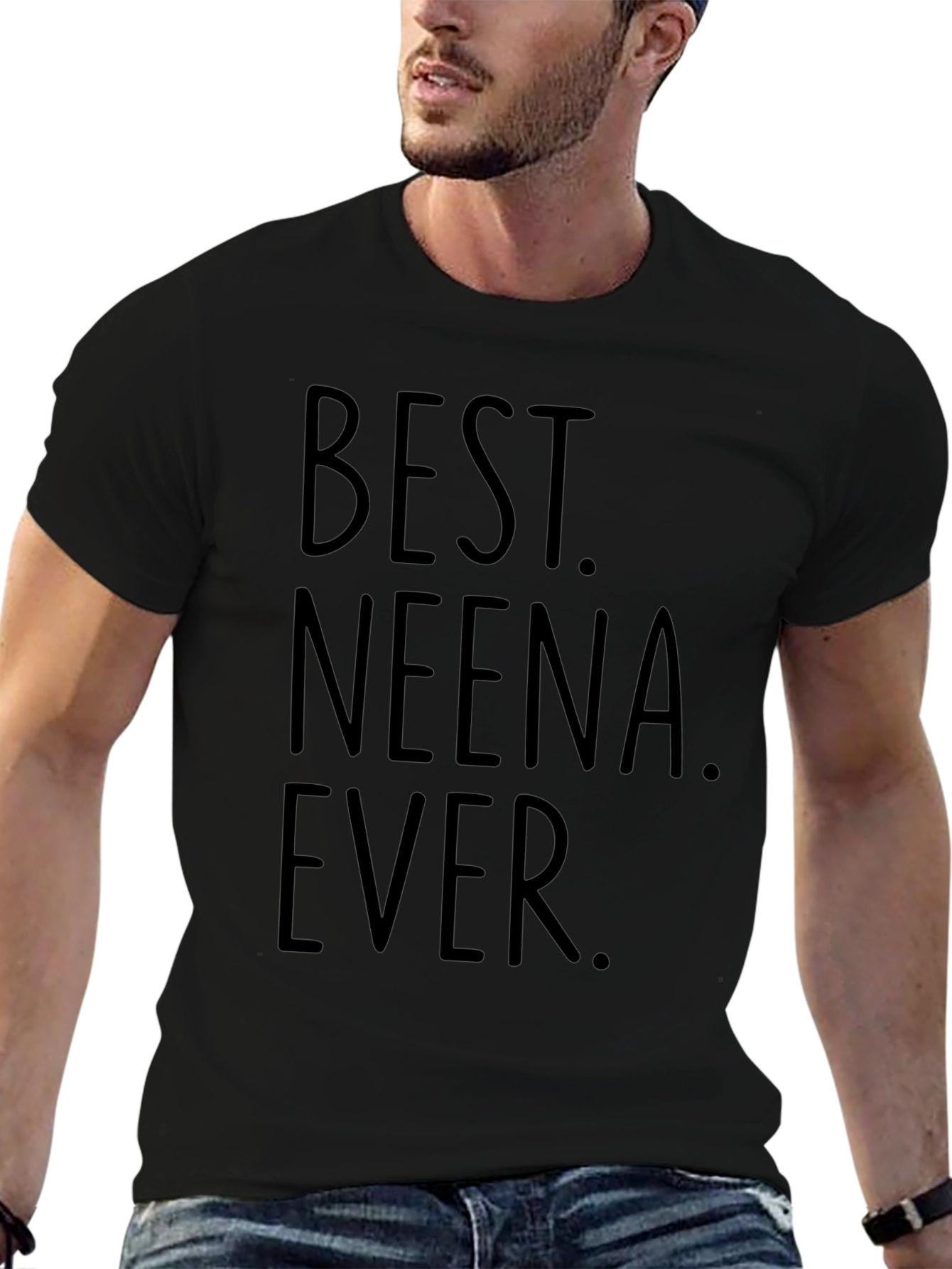 Best Neena Ever Black Graphic Tee