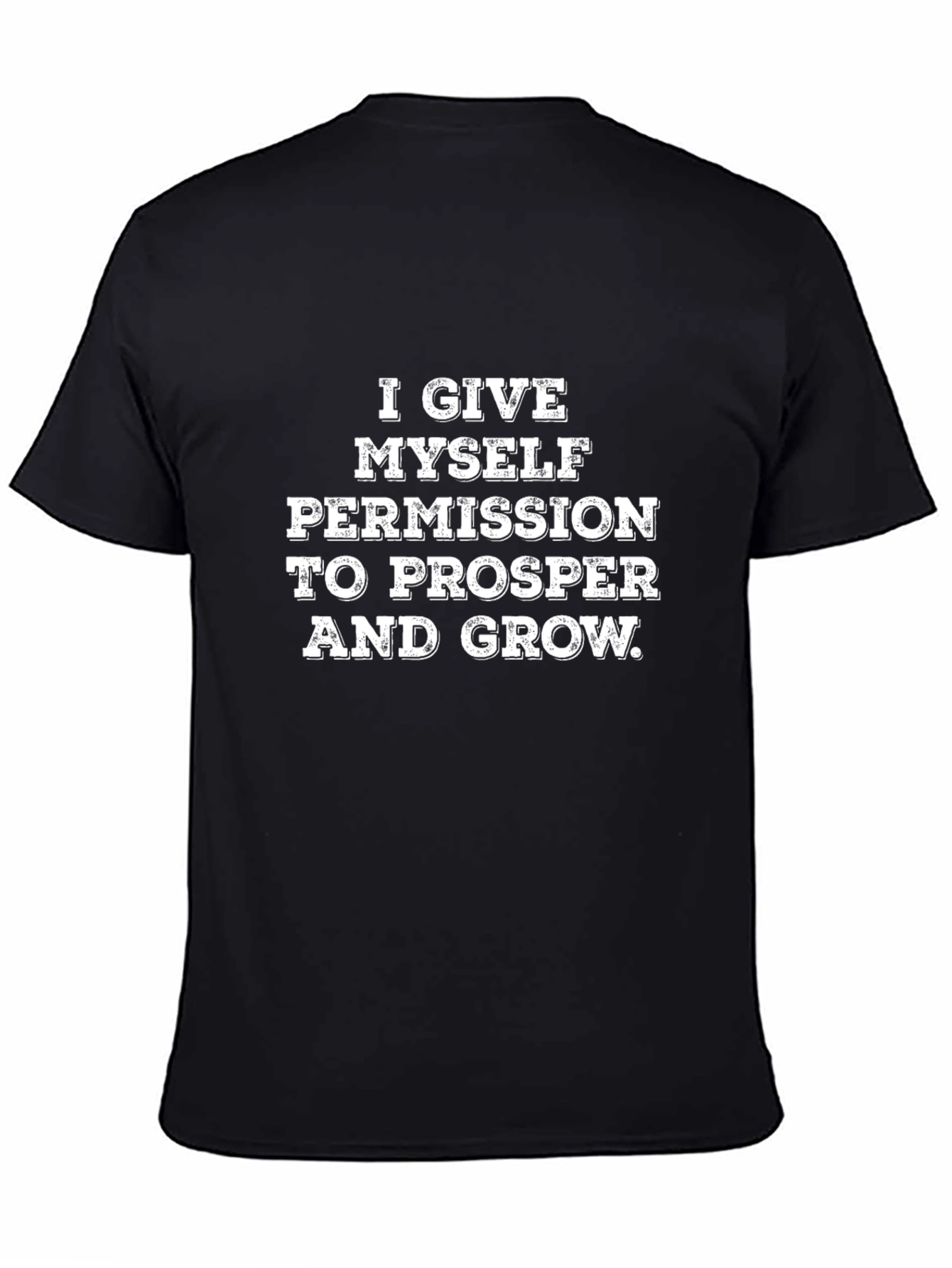 Motivational Graphic Tee - I Give Myself Permission