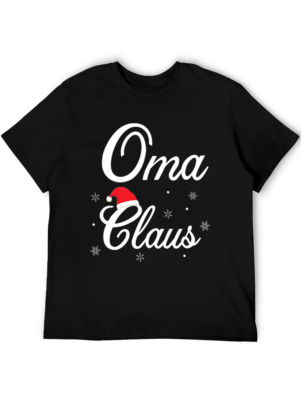 Oma Claus Christmas T-Shirt Holiday Tee