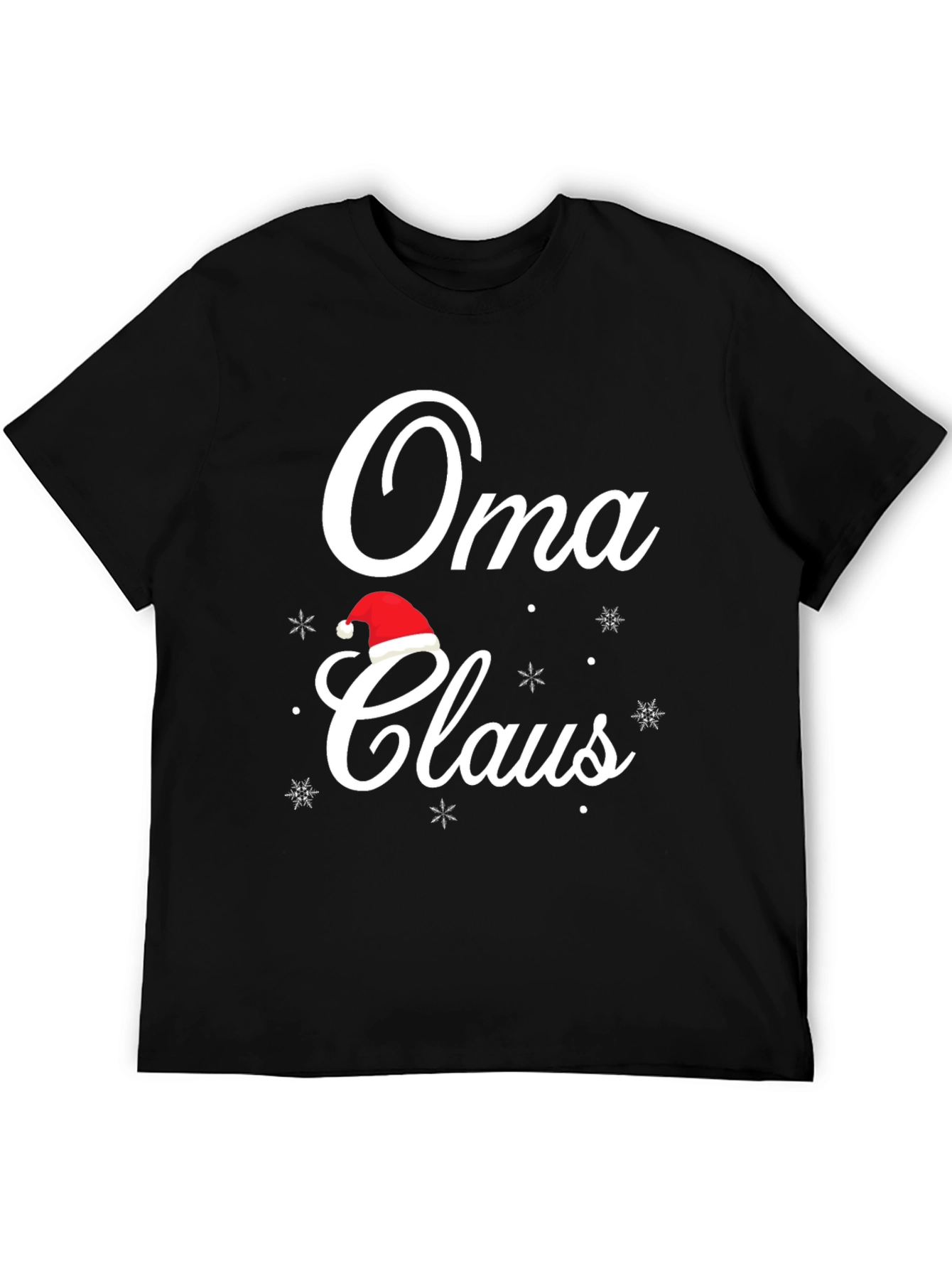 Oma Claus Christmas T-Shirt Holiday Tee
