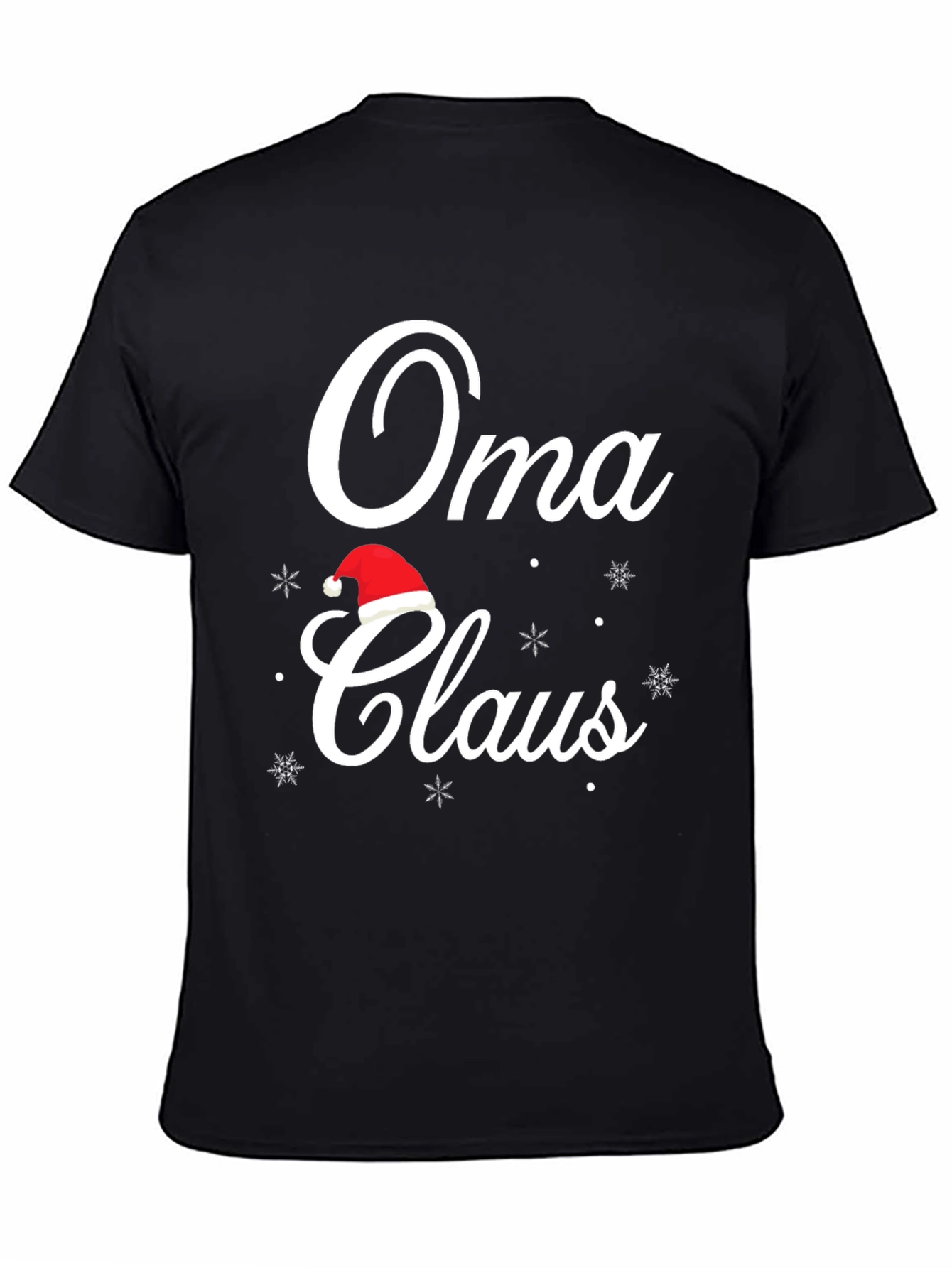 Oma Claus Christmas T-Shirt Holiday Tee