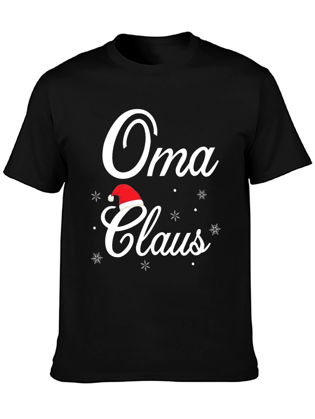 Oma Claus Christmas T-Shirt Holiday Tee