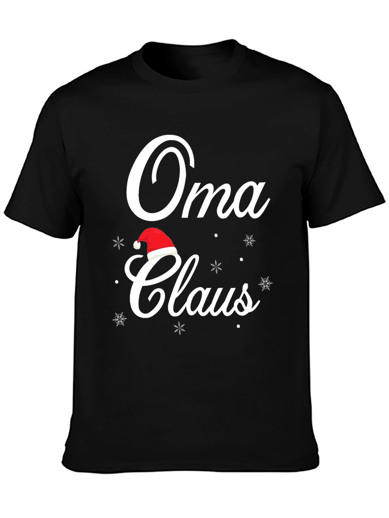 Oma Claus Christmas T-Shirt Holiday Tee