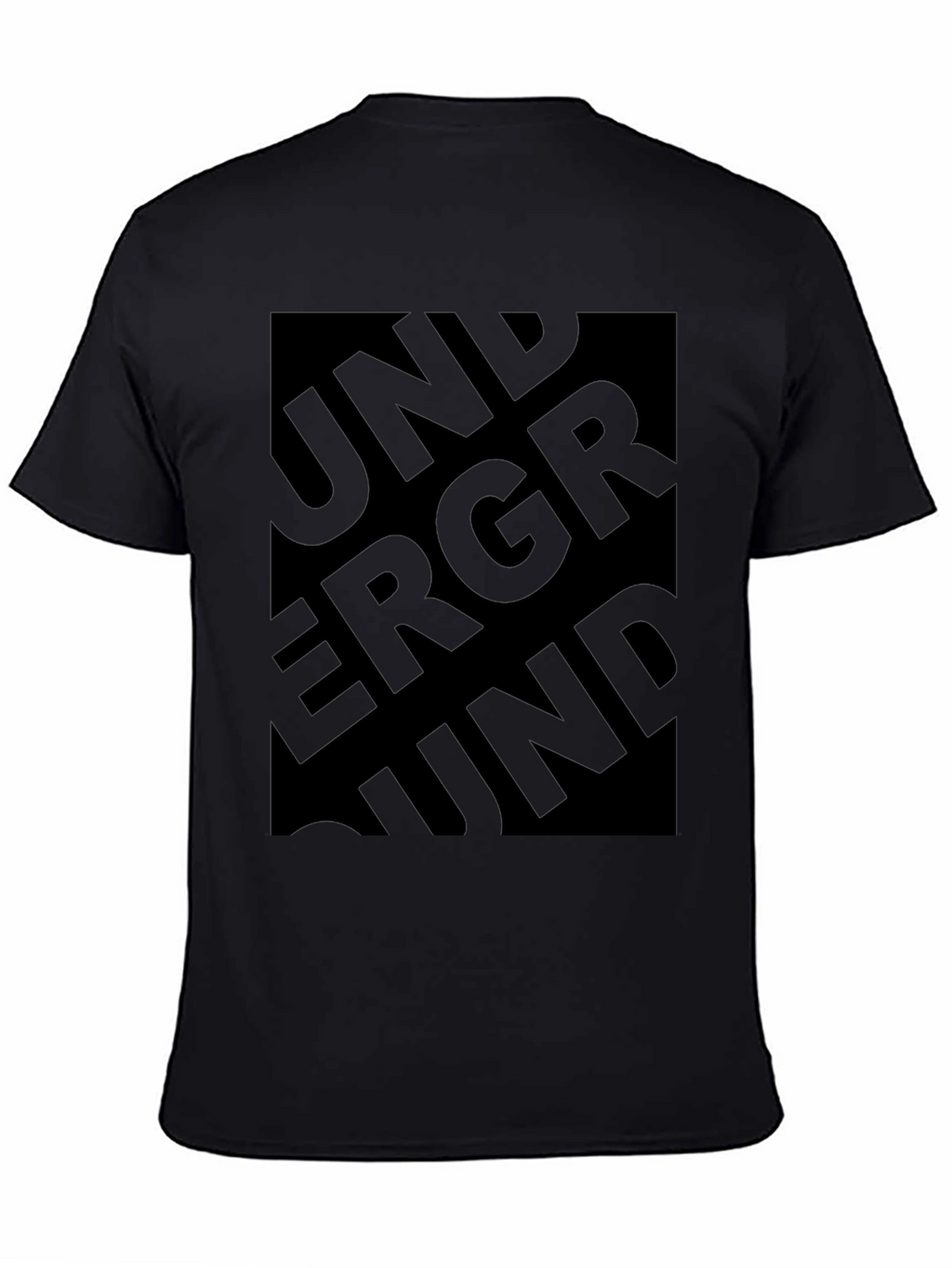 Underground Graphic Black T-Shirt
