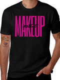 Makeup Artist Tee - Bold Pink Graphic T-Shirt