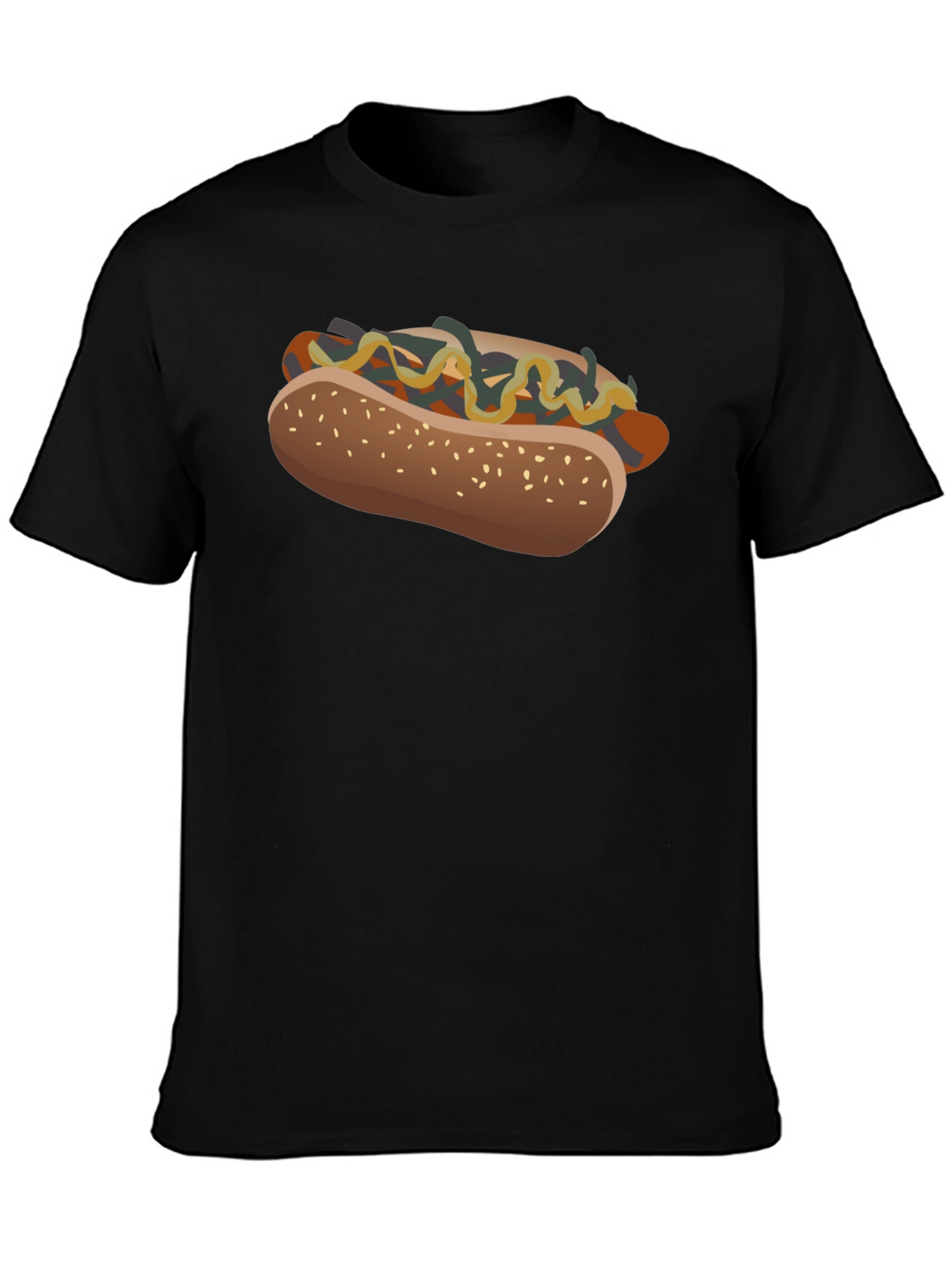 Hot Dog Graphic T-Shirt - Unisex Casual Tee