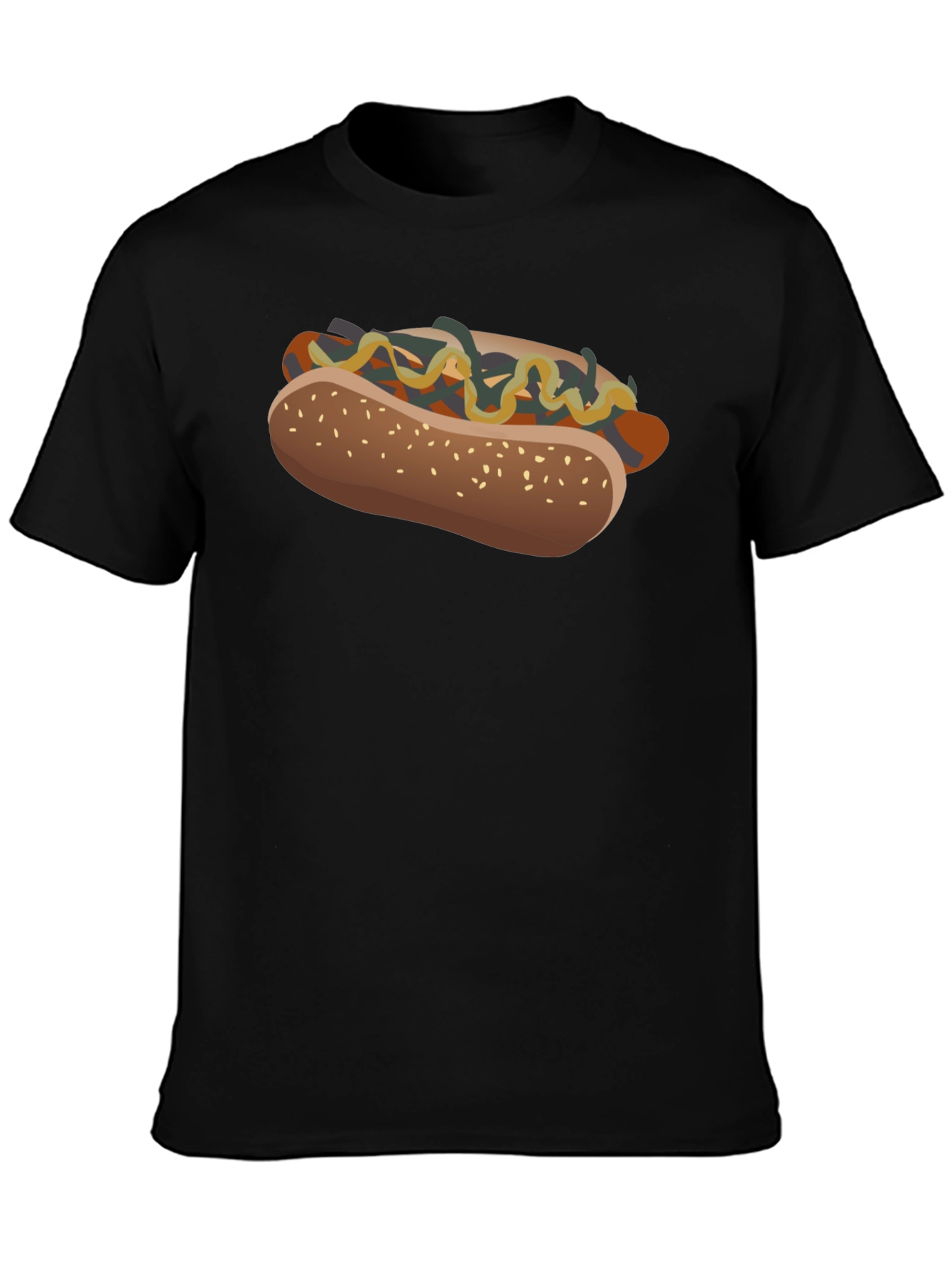 Hot Dog Graphic T-Shirt - Unisex Casual Tee