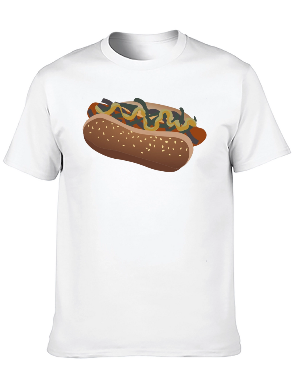 Hot Dog Graphic T-Shirt - Unisex Casual Tee