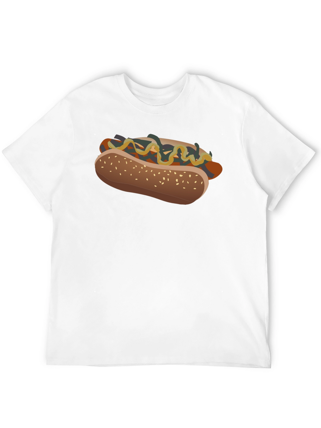Hot Dog Graphic T-Shirt - Unisex Casual Tee