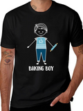 Baking Boy Graphic Tee - Cute Baker Design