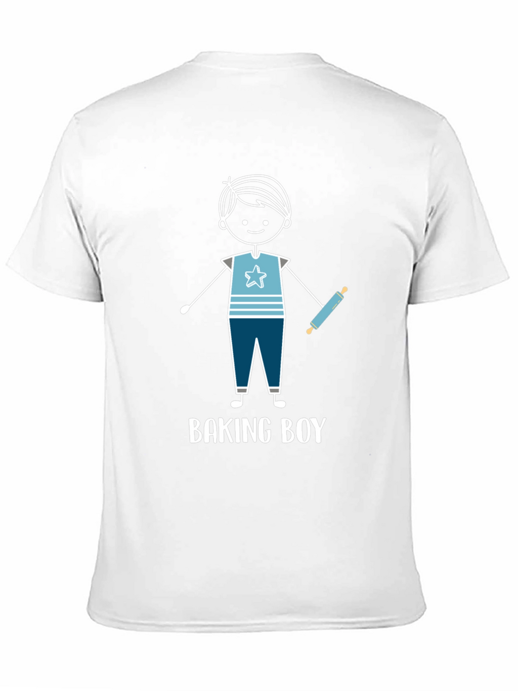 Baking Boy Graphic Tee - Cute Baker Design