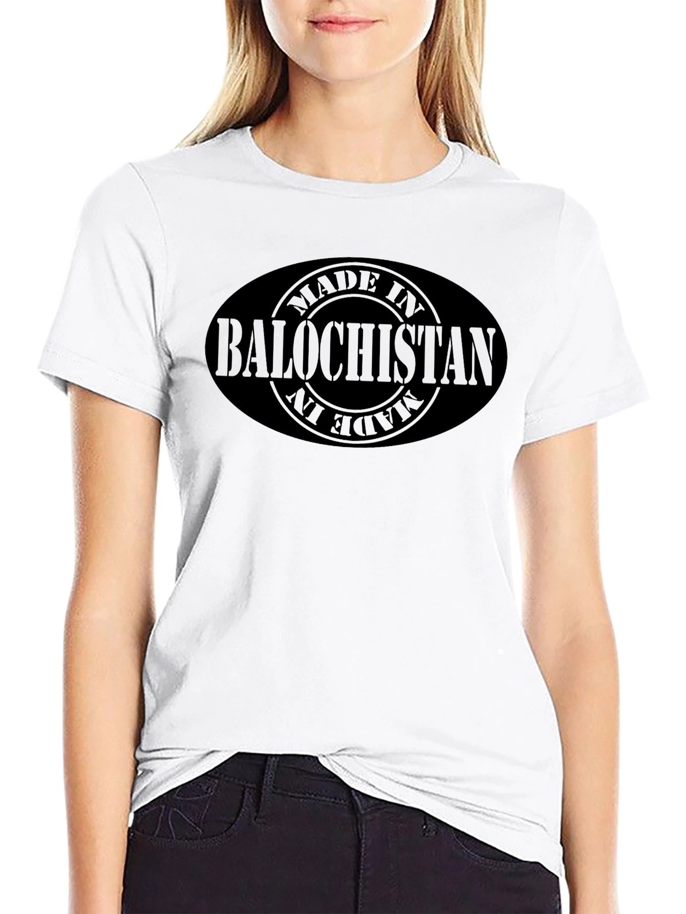 Made in Balochistan Black T-Shirt