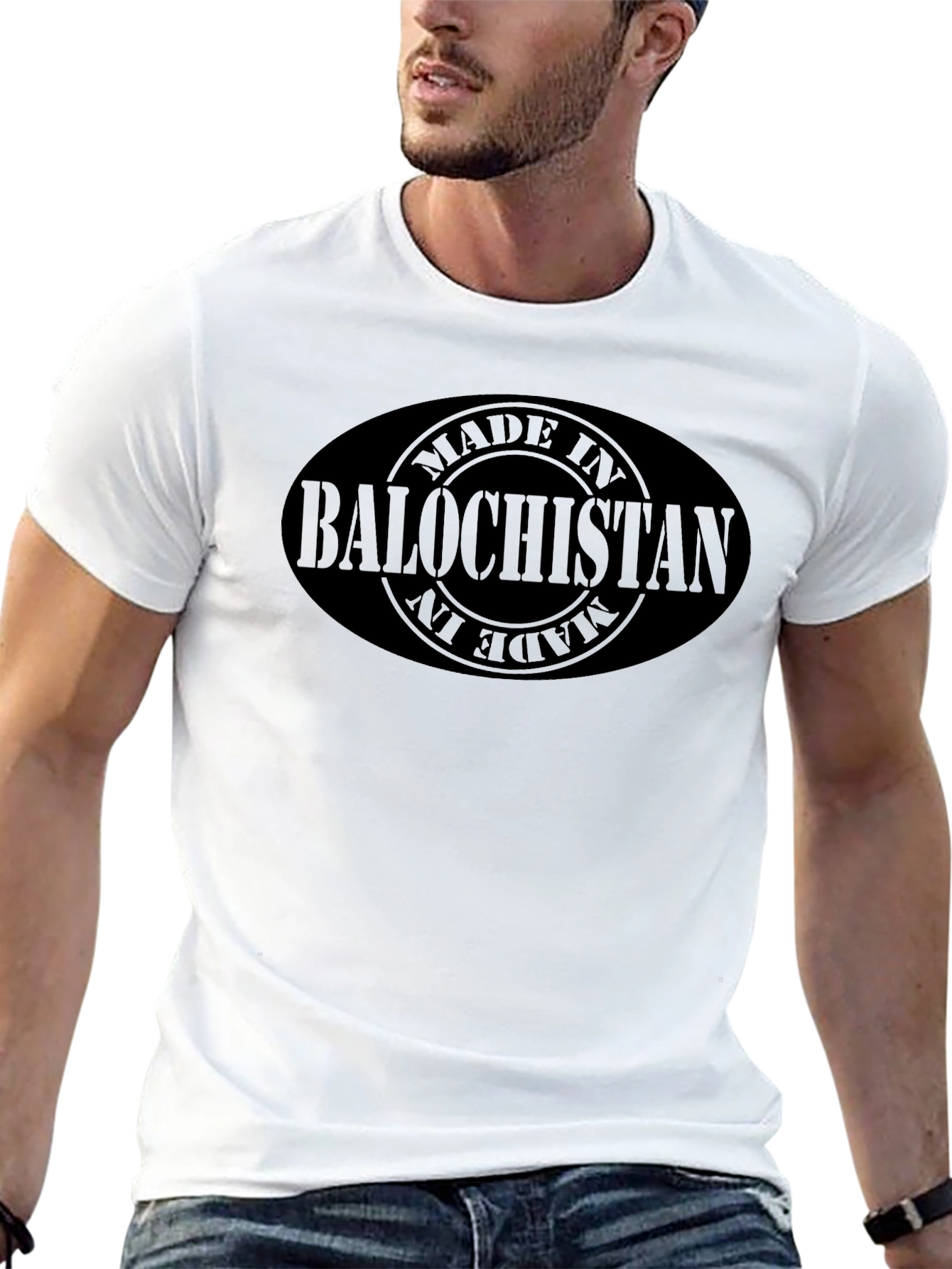 Made in Balochistan Black T-Shirt