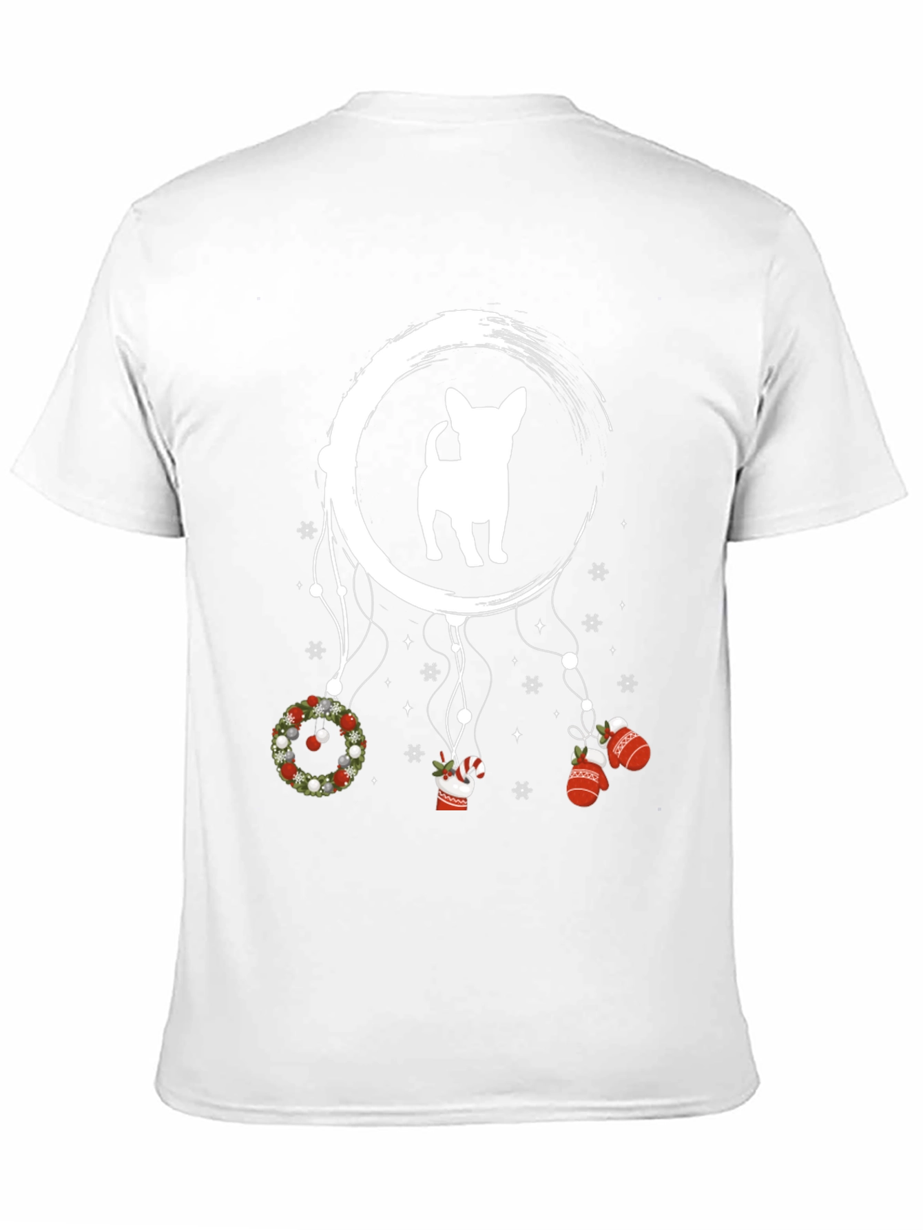 Christmas Dog T-Shirt Holiday Dreamcatcher Tee