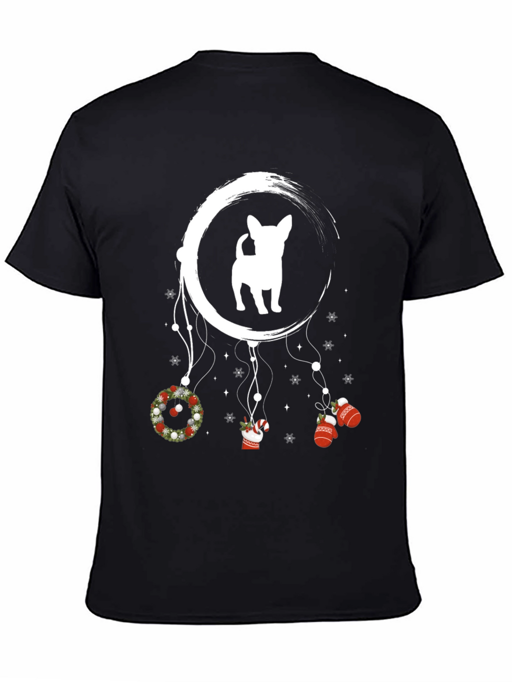 Christmas Dog T-Shirt Holiday Dreamcatcher Tee