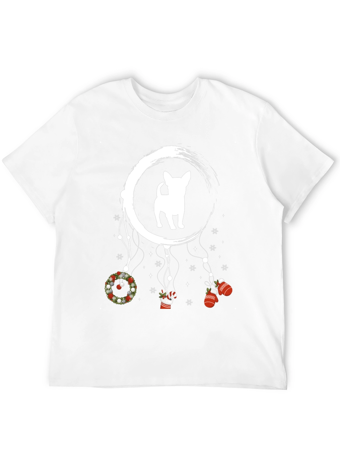 Christmas Dog T-Shirt Holiday Dreamcatcher Tee