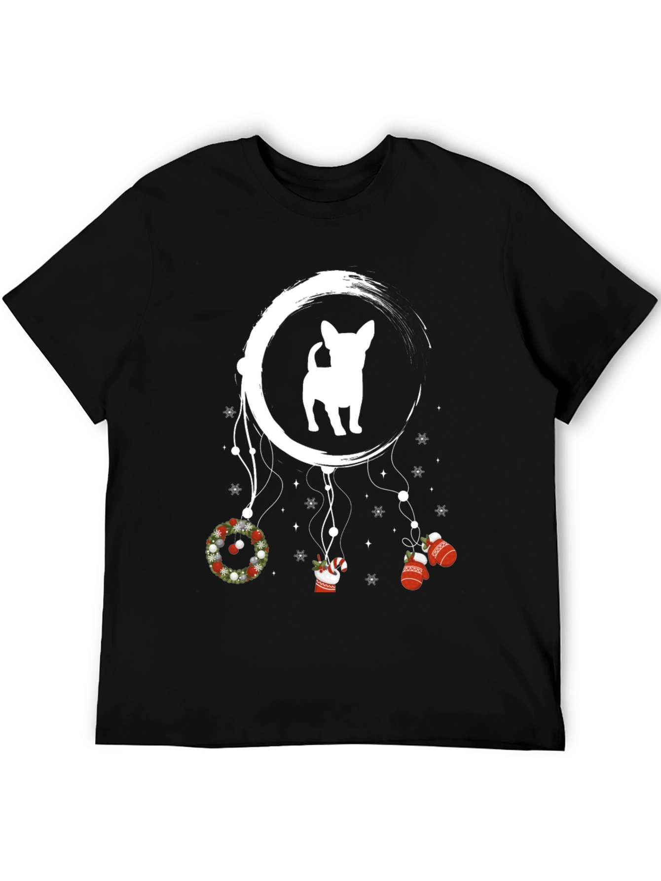 Christmas Dog T-Shirt Holiday Dreamcatcher Tee