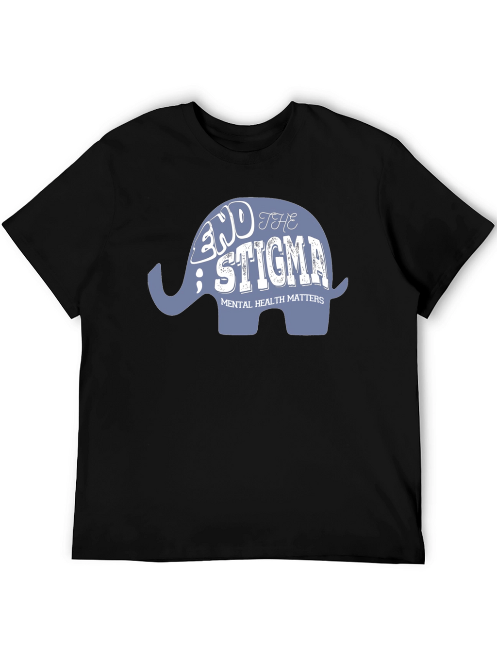 End the Stigma Mental Health Matters Graphic T-Shirt