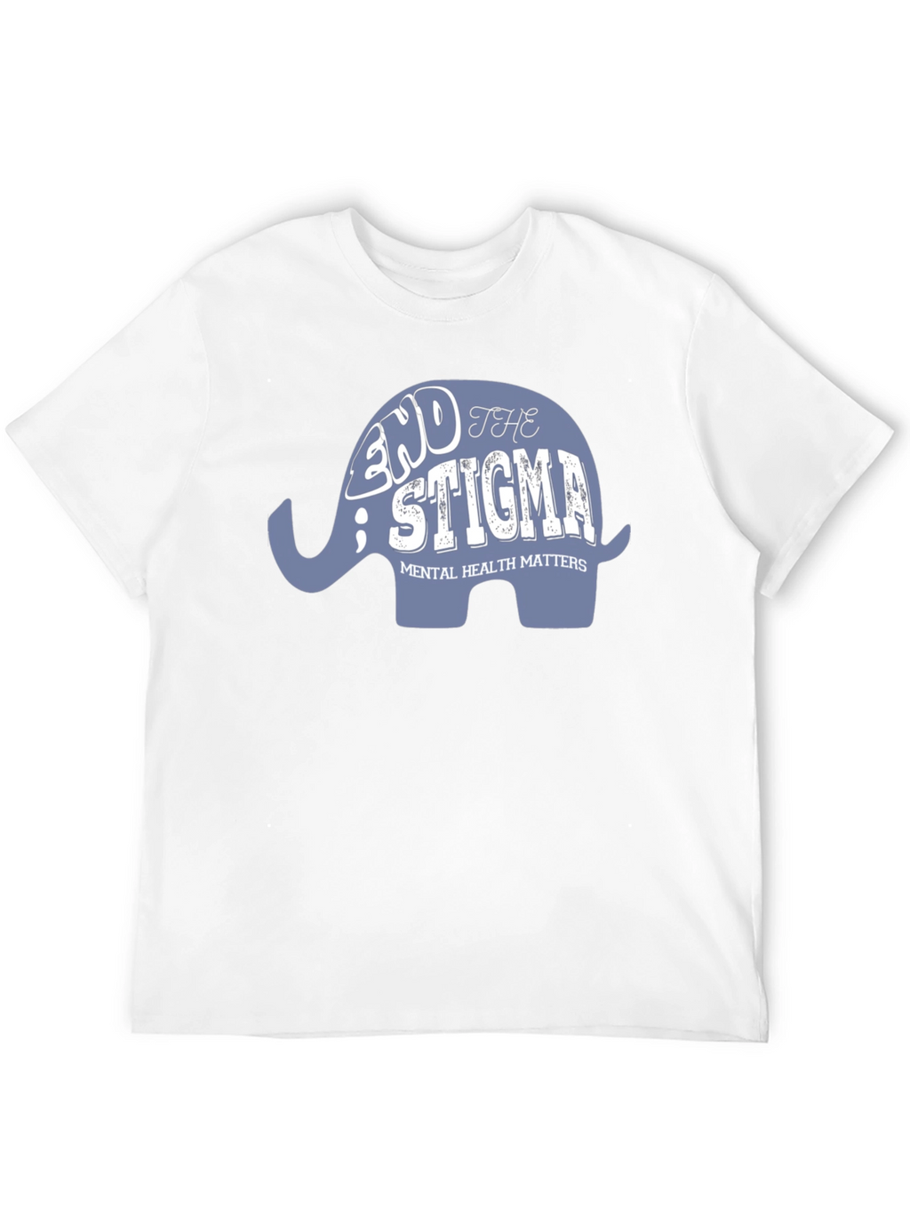 End the Stigma Mental Health Matters Graphic T-Shirt