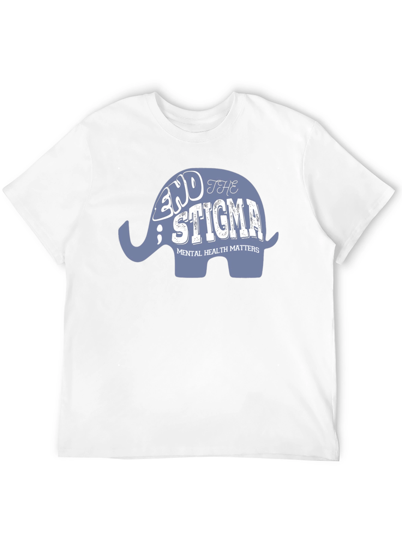 End the Stigma Mental Health Matters Graphic T-Shirt