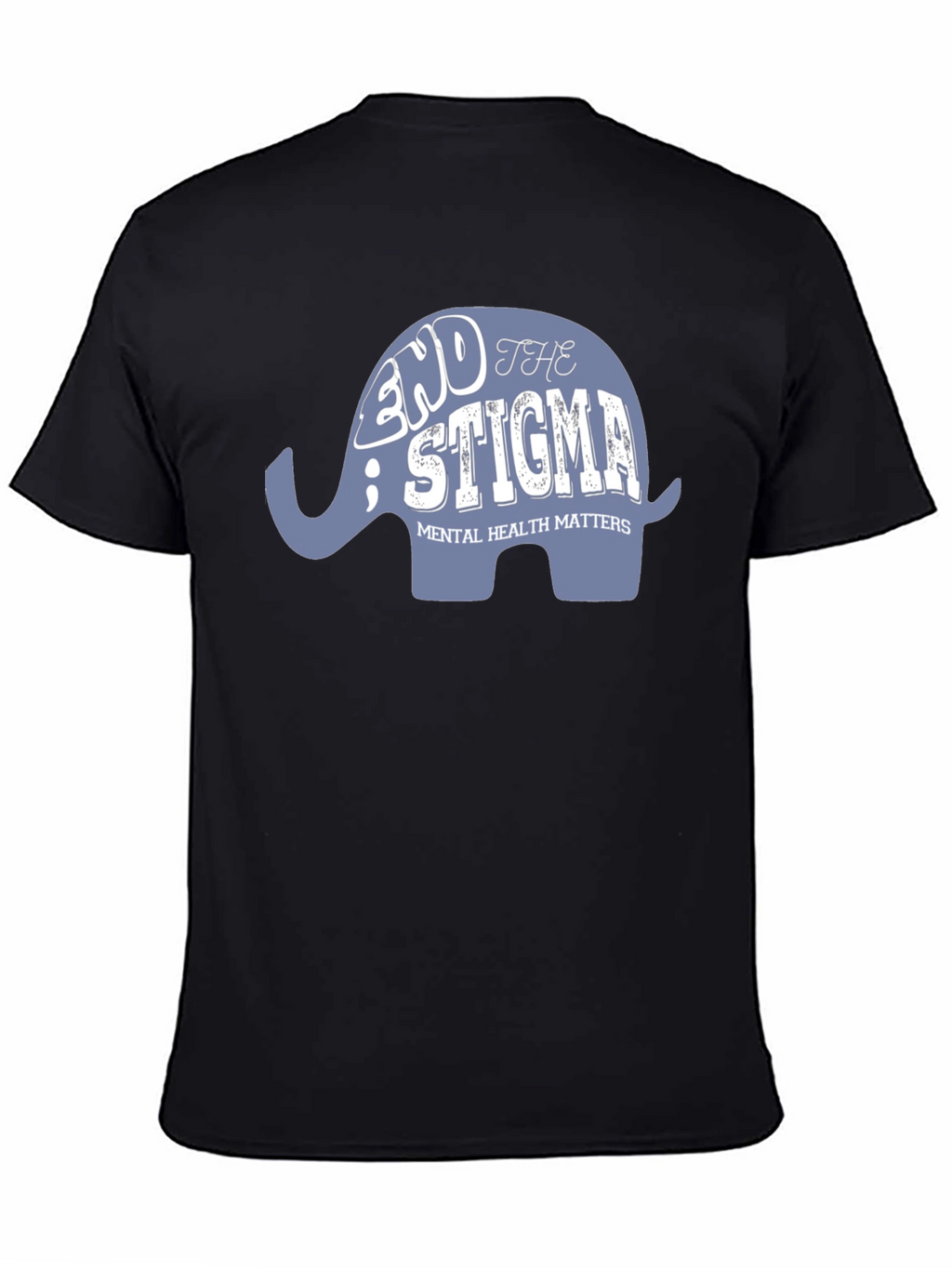 End the Stigma Mental Health Matters Graphic T-Shirt