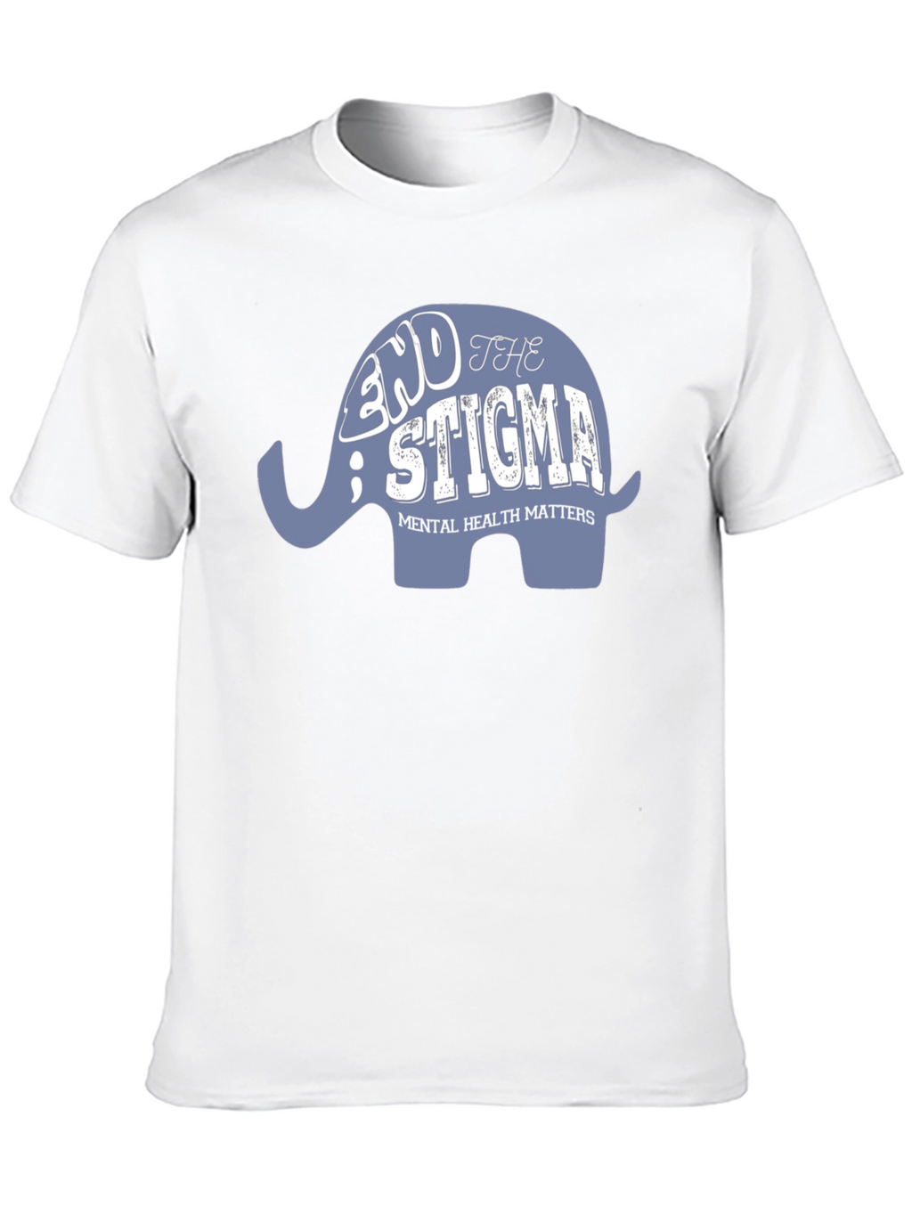 End the Stigma Mental Health Matters Graphic T-Shirt