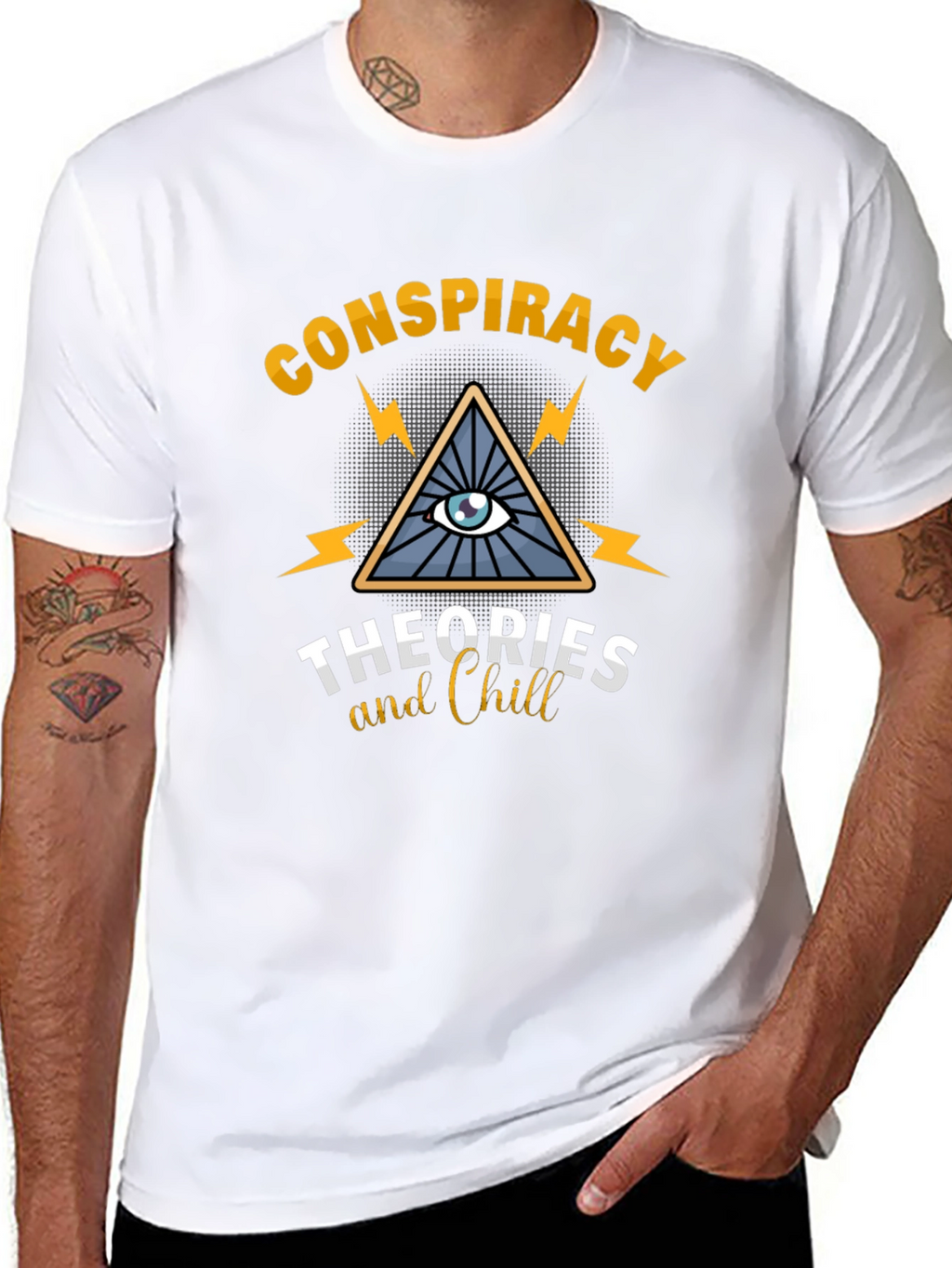 Conspiracy Theories and Chill Graphic T-Shirt